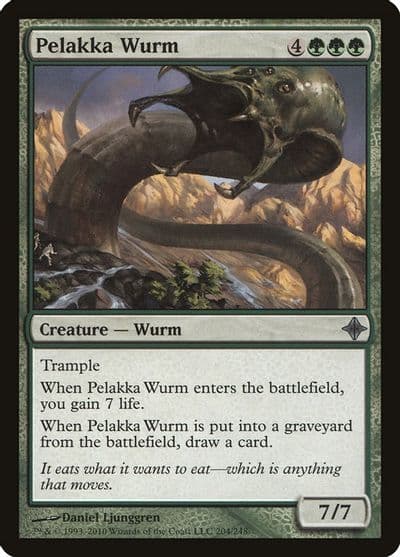 Pelakka Wurm Rise of the Eldrazi Magic card