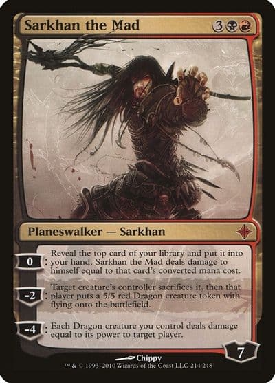 Sarkhan the Mad Rise of the Eldrazi Magic card