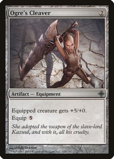 Ogres Cleaver Rise of the Eldrazi Magic card