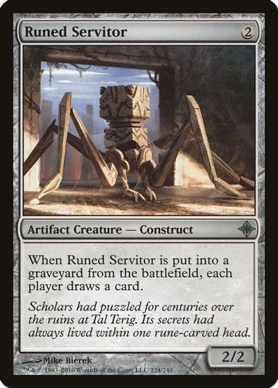Runed Servitor Rise of the Eldrazi Magic card