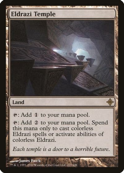 Eldrazi Temple Rise of the Eldrazi Magic card