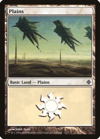 Plains 230 Rise of the Eldrazi Magic card