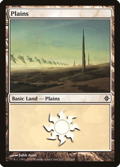Plains 232 Rise of the Eldrazi Magic card