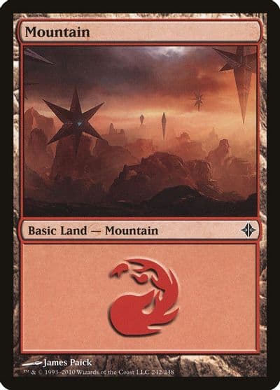 Mountain 242 Rise of the Eldrazi Magic card