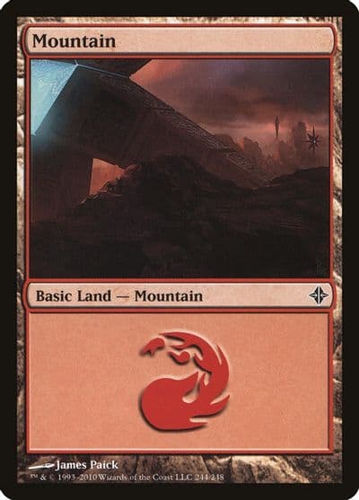 Mountain 244 Rise of the Eldrazi Magic card