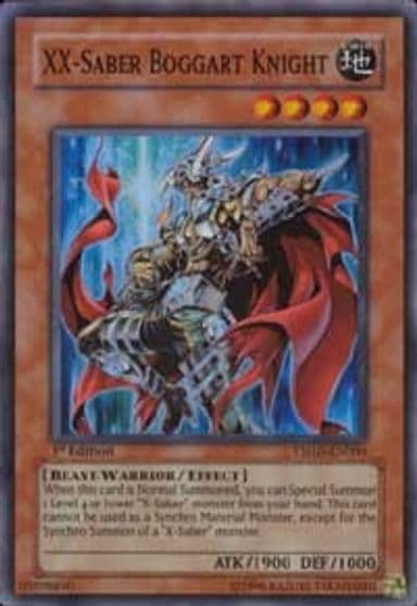 XX Saber Boggart Knight The Shining Darkness Yu-Gi-Oh! card