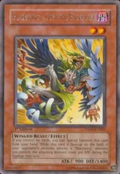 Blackwing Gust the Backblast The Shining Darkness Yu-Gi-Oh! card