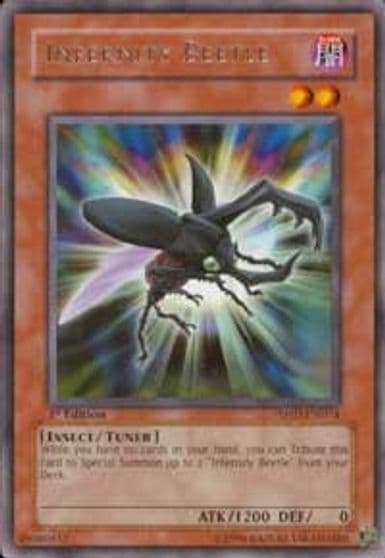 Infernity Beetle The Shining Darkness Yu-Gi-Oh! card