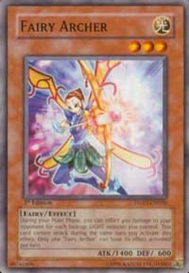 Fairy Archer The Shining Darkness Yu-Gi-Oh! card