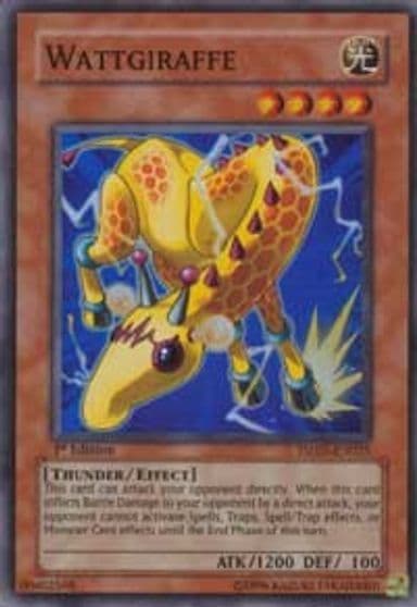 Wattgiraffe The Shining Darkness Yu-Gi-Oh! card