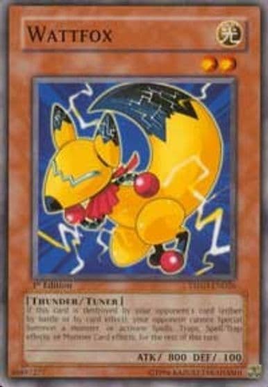 Wattfox The Shining Darkness Yu-Gi-Oh! card