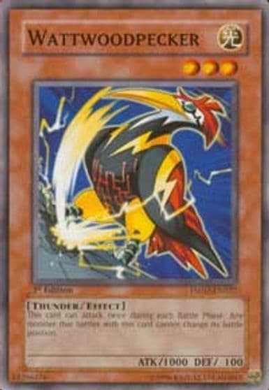 Wattwoodpecker The Shining Darkness Yu-Gi-Oh! card
