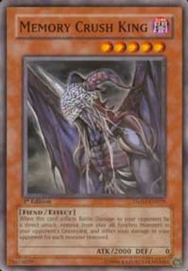 Memory Crush King The Shining Darkness Yu-Gi-Oh! card