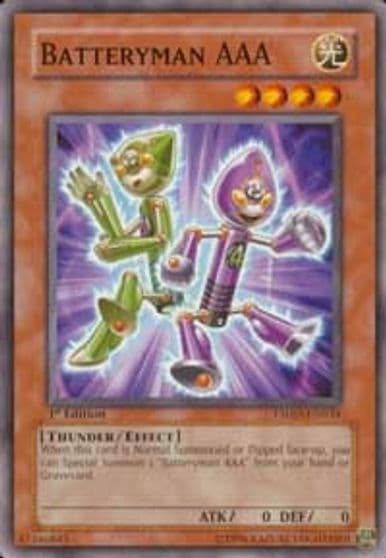 Batteryman AAA The Shining Darkness Yu-Gi-Oh! card