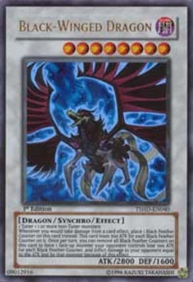Black Winged Dragon The Shining Darkness Yu-Gi-Oh! card