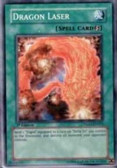 Dragon Laser The Shining Darkness Yu-Gi-Oh! card