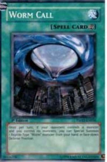 Worm Call The Shining Darkness Yu-Gi-Oh! card