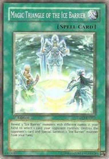 Magic Triangle of the Ice Barrier The Shining Darkness Yu-Gi-Oh! card