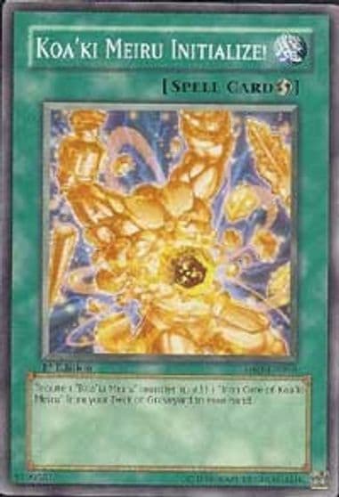 Koaki Meiru Initialize The Shining Darkness Yu-Gi-Oh! card
