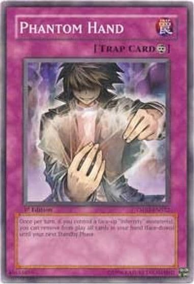 Phantom Hand The Shining Darkness Yu-Gi-Oh! card