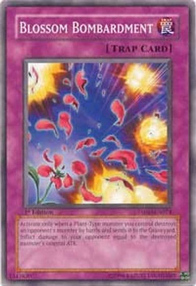 Blossom Bombardment The Shining Darkness Yu-Gi-Oh! card