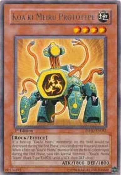 Koaki Meiru Prototype The Shining Darkness Yu-Gi-Oh! card
