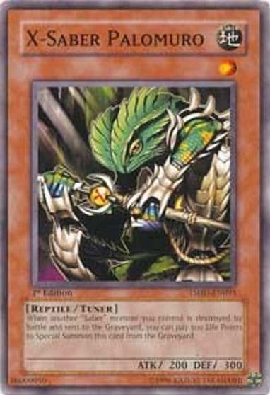 X Saber Palomuro The Shining Darkness Yu-Gi-Oh! card