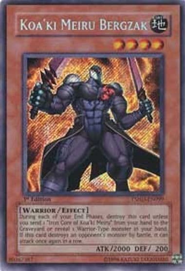 Koaki Meiru Bergzak The Shining Darkness Yu-Gi-Oh! card