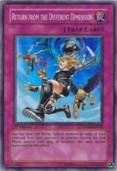 Return from the Different Dimension Duelist Pack: Kaiba Yu-Gi-Oh! card