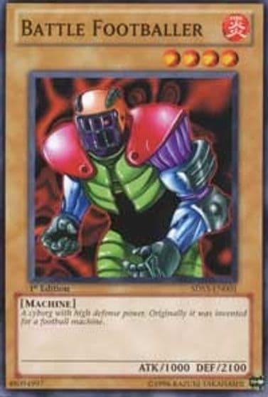 Battle Footballer Starter Deck: Duelist Toolbox Yu-Gi-Oh! card