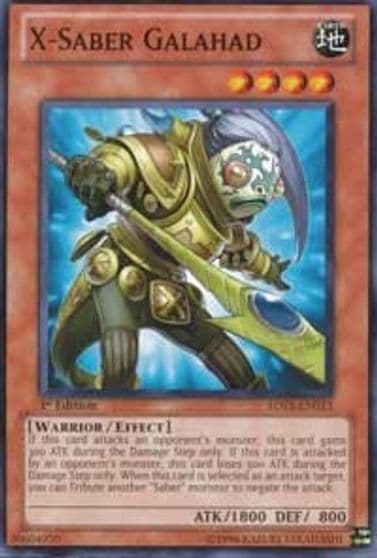 X Saber Galahad Starter Deck: Duelist Toolbox Yu-Gi-Oh! card