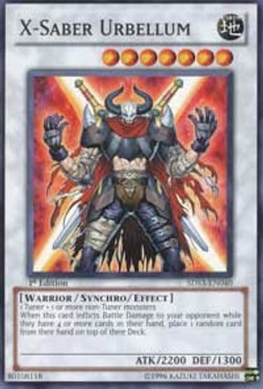 X Saber Urbellum Starter Deck: Duelist Toolbox Yu-Gi-Oh! card
