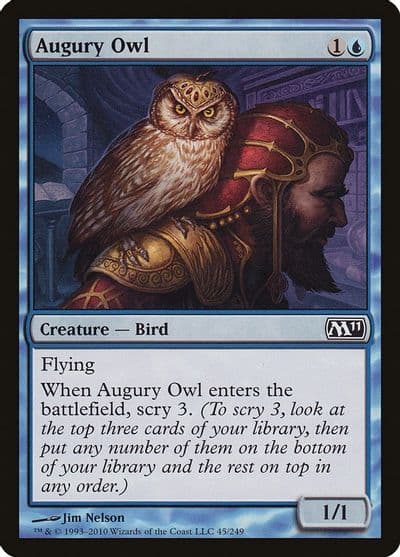 Augury Owl Magic 2011 (M11) Magic card