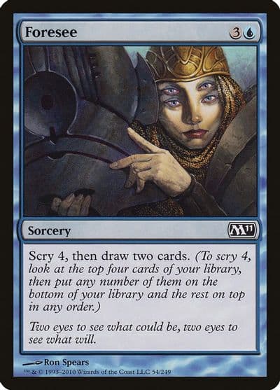 Foresee Magic 2011 (M11) Magic card