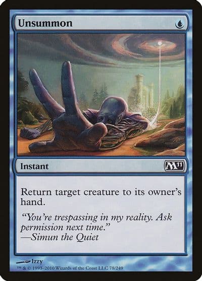 Unsummon Magic 2011 (M11) Magic card