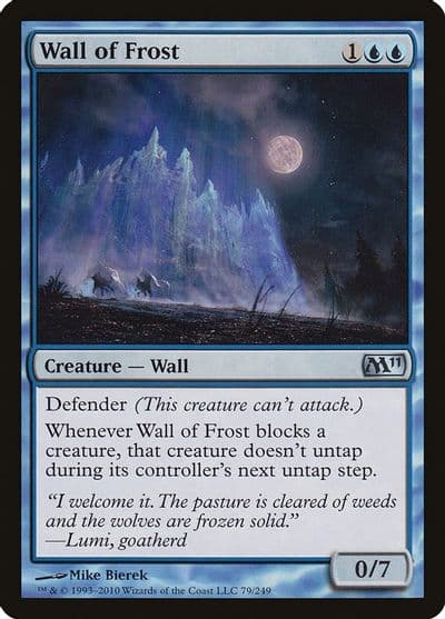 Wall of Frost Magic 2011 (M11) Magic card