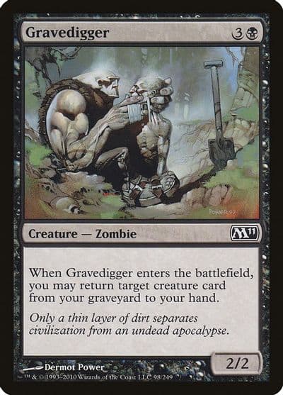 Gravedigger Magic 2011 (M11) Magic card