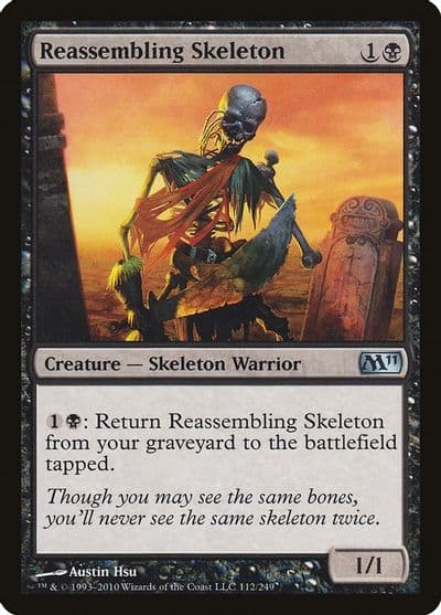 Reassembling Skeleton Magic 2011 (M11) Magic card