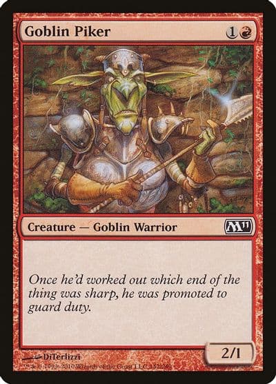 Goblin Piker Magic 2011 (M11) Magic card