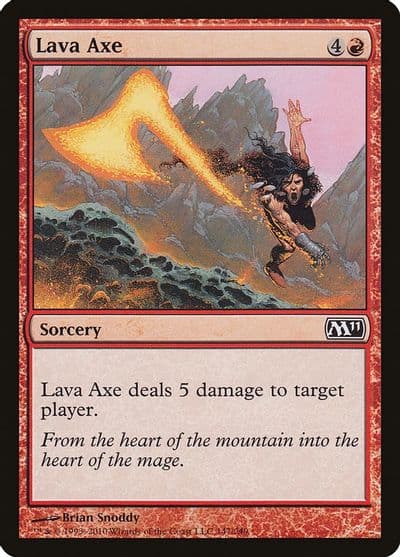 Lava Axe Magic 2011 (M11) Magic card