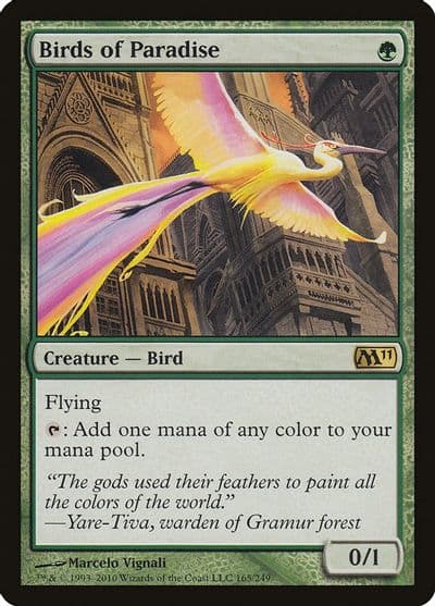 Birds of Paradise Magic 2011 (M11) Magic card