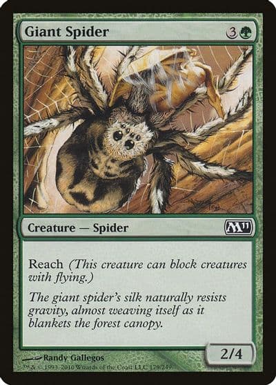 Giant Spider Magic 2011 (M11) Magic card