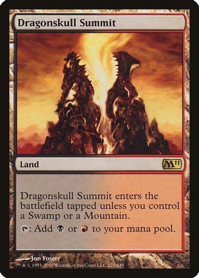 Dragonskull Summit Magic 2011 (M11) Magic card