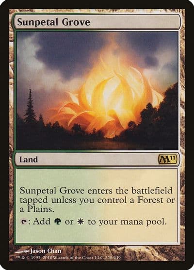 Sunpetal Grove Magic 2011 (M11) Magic card