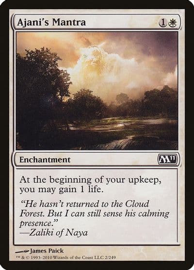 Ajanis Mantra Magic 2011 (M11) Magic card