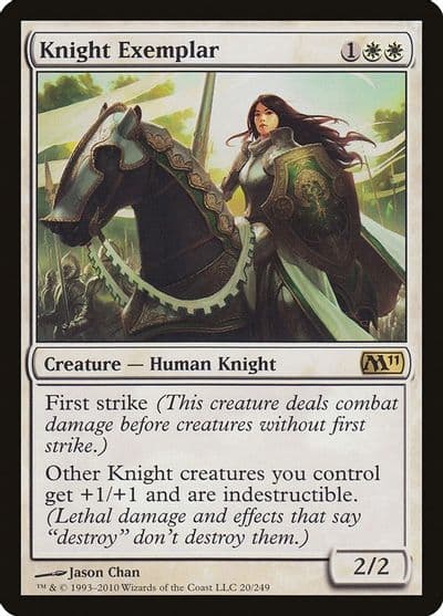 Knight Exemplar Magic 2011 (M11) Magic card