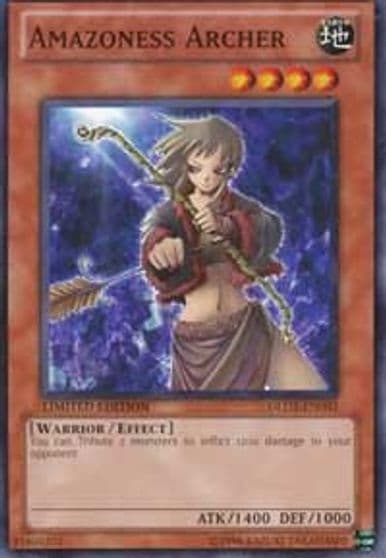 Amazoness Archer Gold Series 3 Yu-Gi-Oh! card