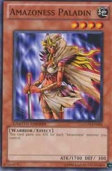 Amazoness Paladin Gold Series 3 Yu-Gi-Oh! card