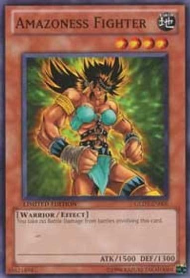 Amazoness Fighter Gold Series 3 Yu-Gi-Oh! card