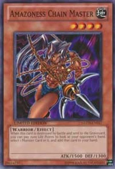 Amazoness Chain Master Gold Series 3 Yu-Gi-Oh! card